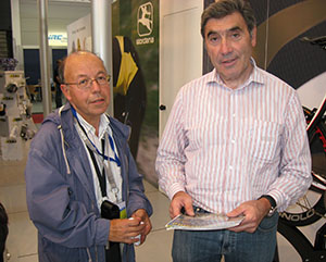 Gabriel Guenassia et Eddy Merckx