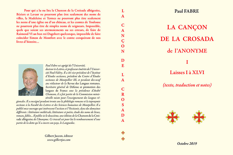 couverture de la Chanson de la Croisade de l'Anonyme- tome 1