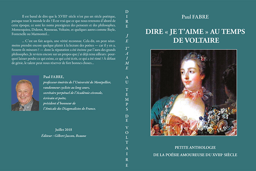 couverture de Dire je t'aime, au temps de Voltaire